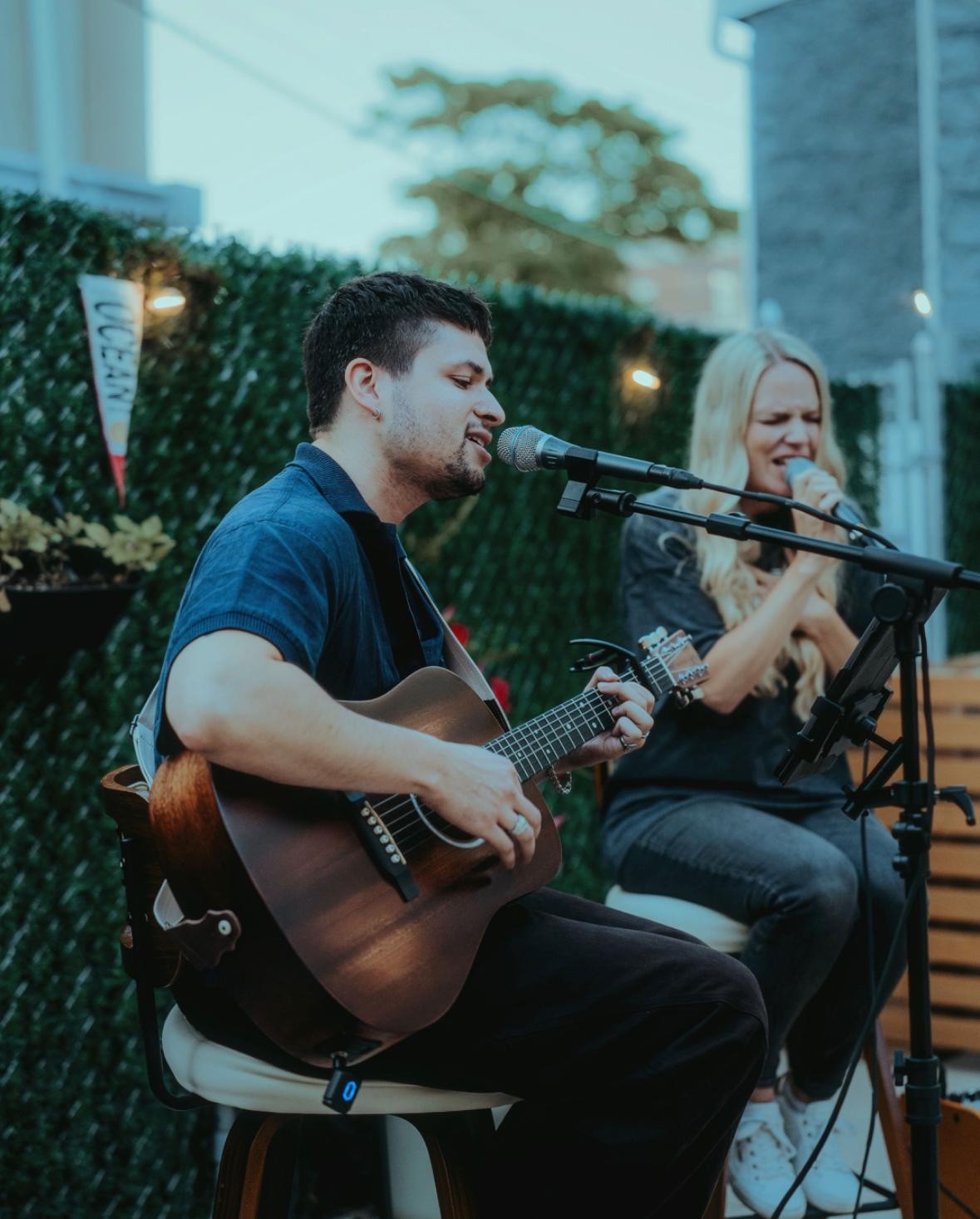 Worship night outdoors